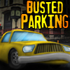Busted Parking. Auto Chocado