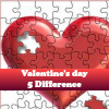 Juego de San Valentín -  Encuentra las 5 Diferencias